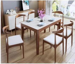 T08高级长方桌，胡桃色  1.35米带炉一桌四椅650元，现货11套。 - 广安28生活网 ga.28life.com